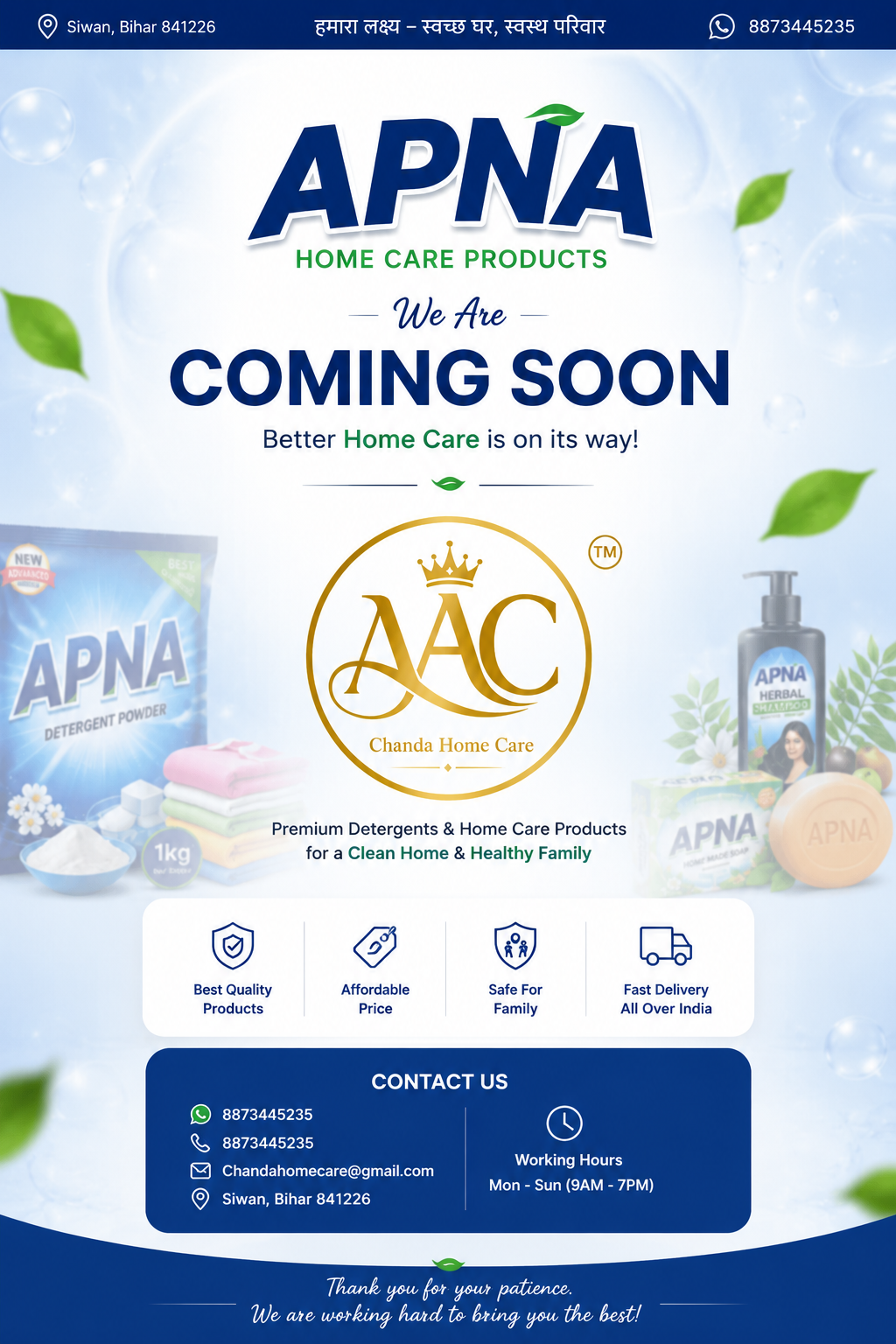 Satveeko Valley Naturals - Coming Soon. Contact support.mesatveek@gmail.com or call 9993160955.